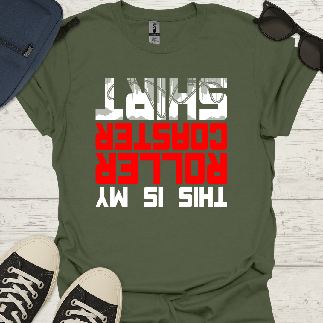 Inverted This Is My Roller Coaster Shirt