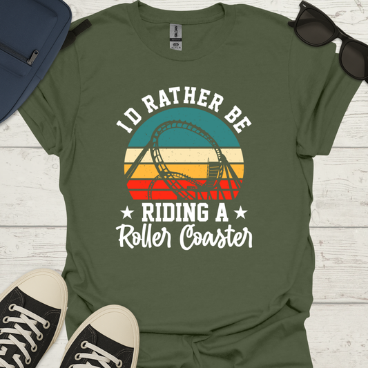 I'd Rather Be Riding - Theme Park Tee