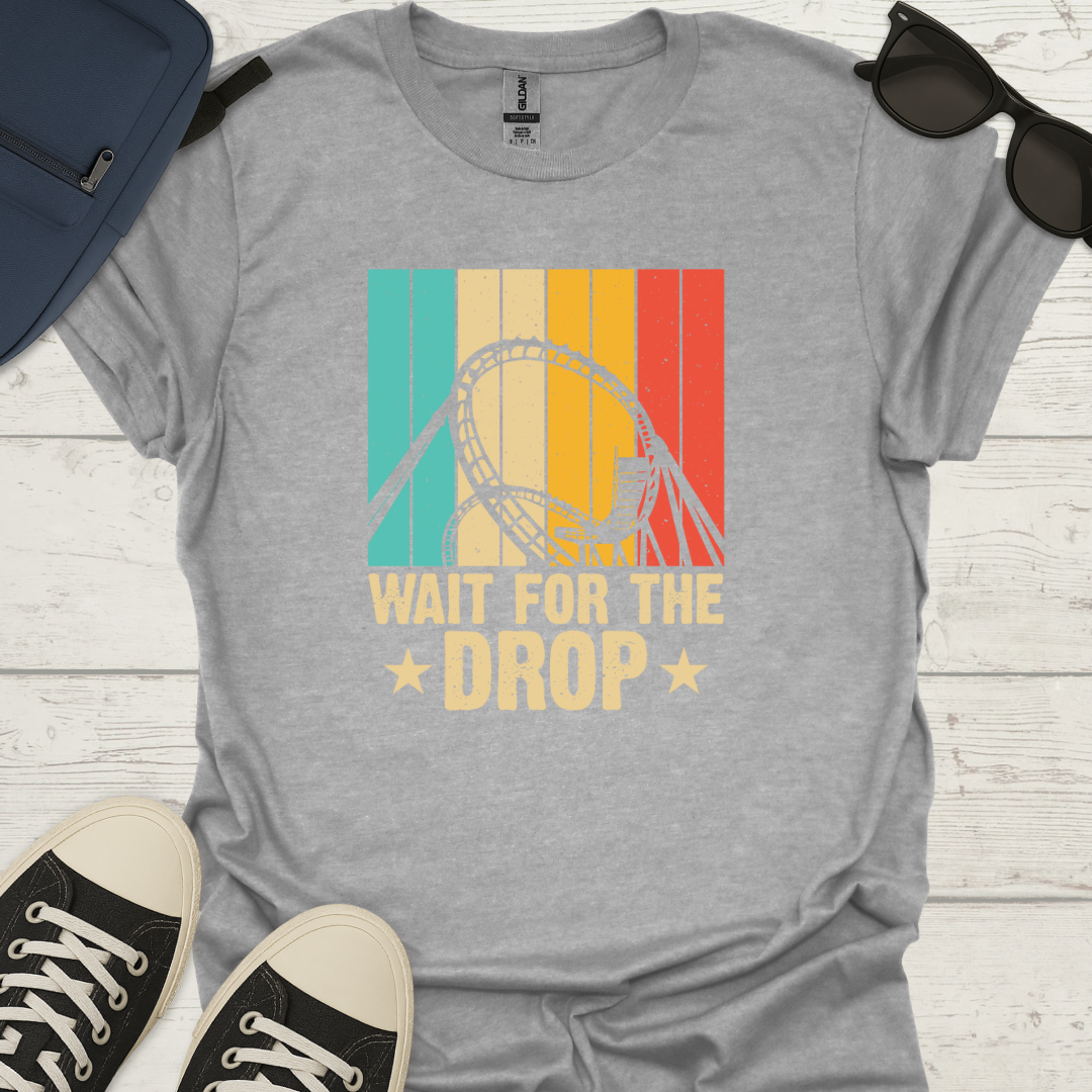 Wait For The Drop - Retro Park Tee