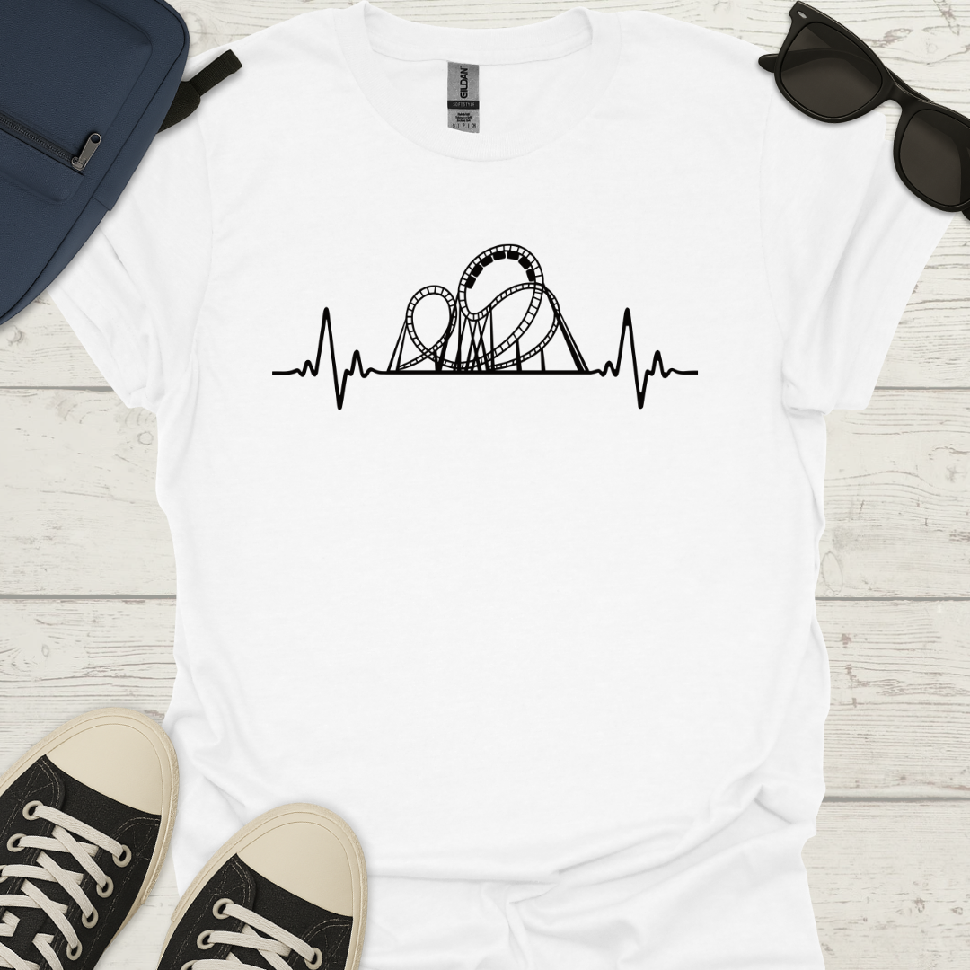 Heartbeat Roller Coaster T-Shirt
