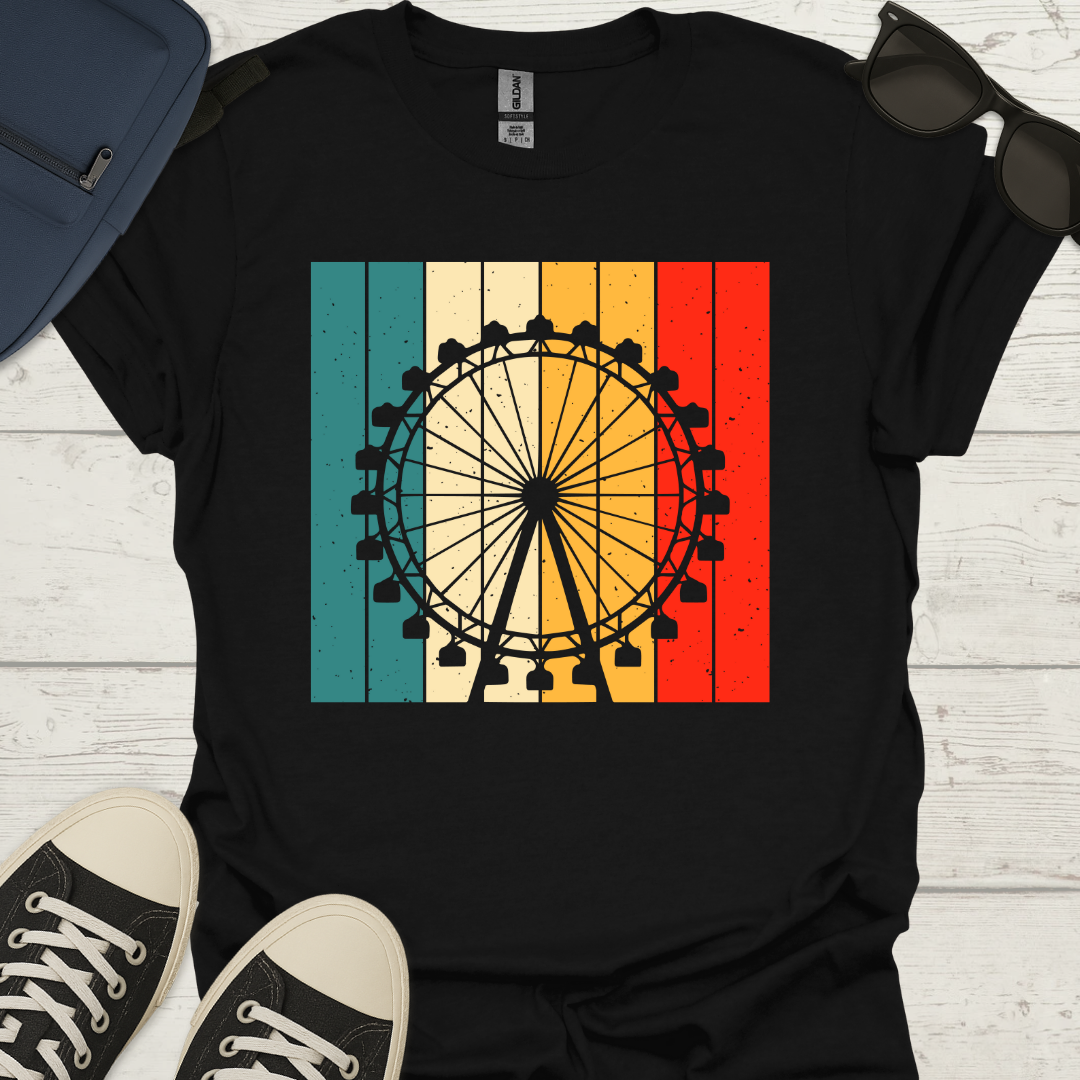 Retro Ferris Wheel - Fun Theme Park Shirt