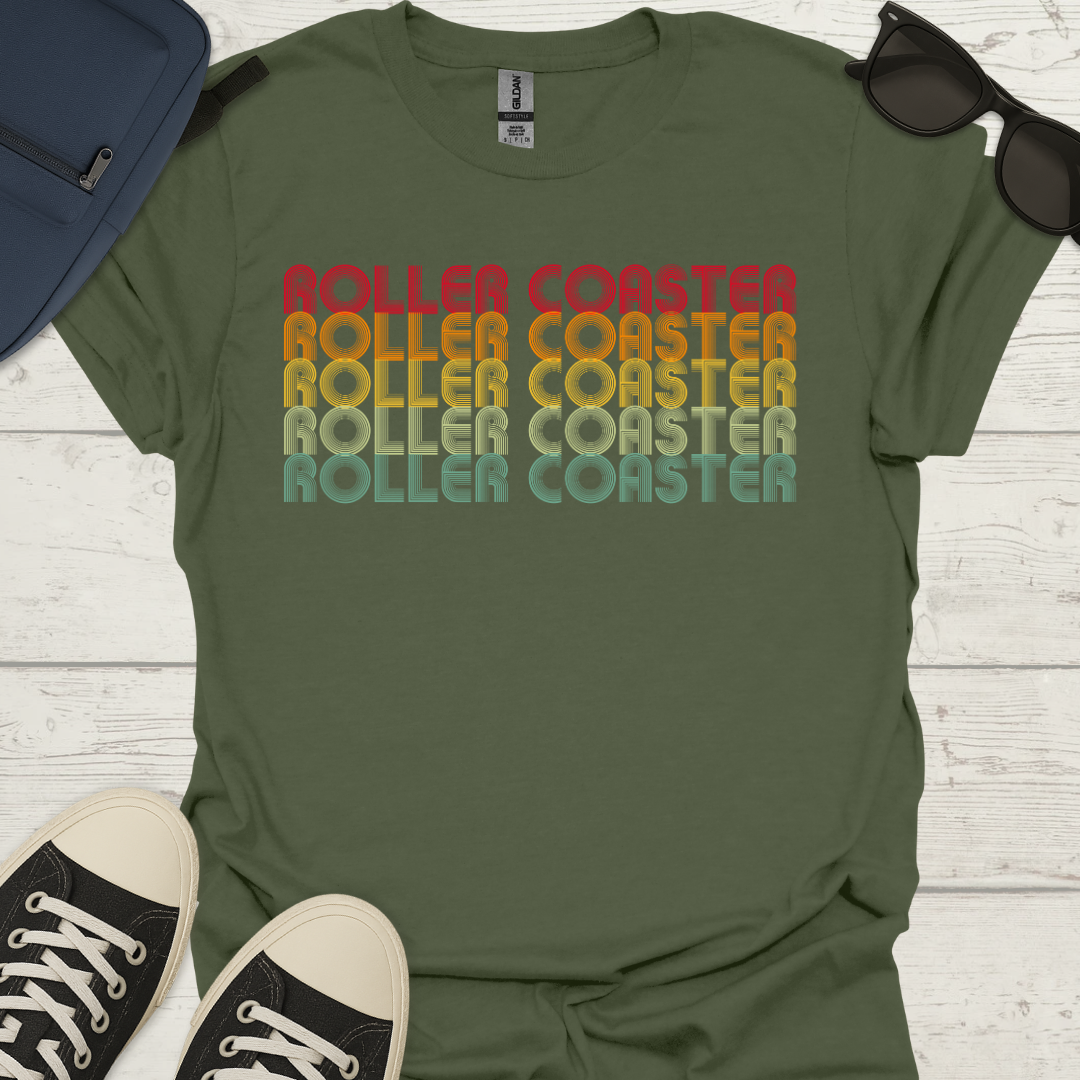 Retro Roller Coaster Shirt