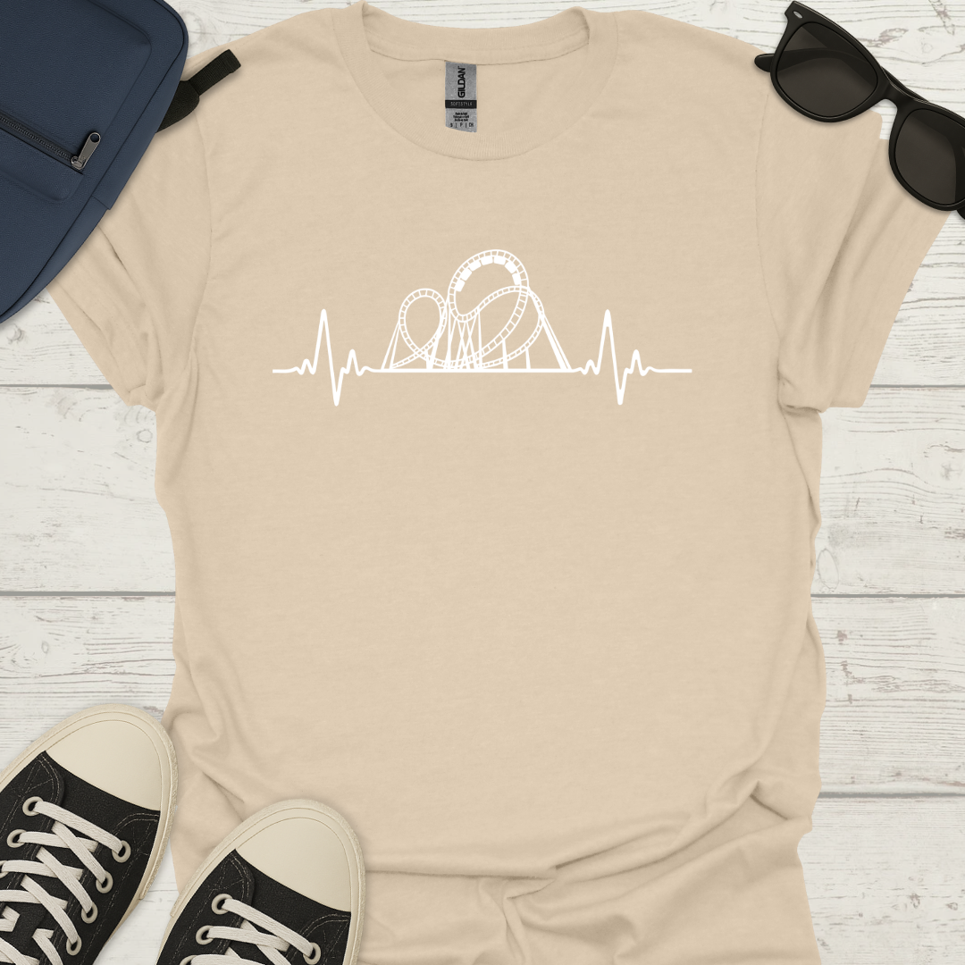 Heartbeat Roller Coaster T-Shirt