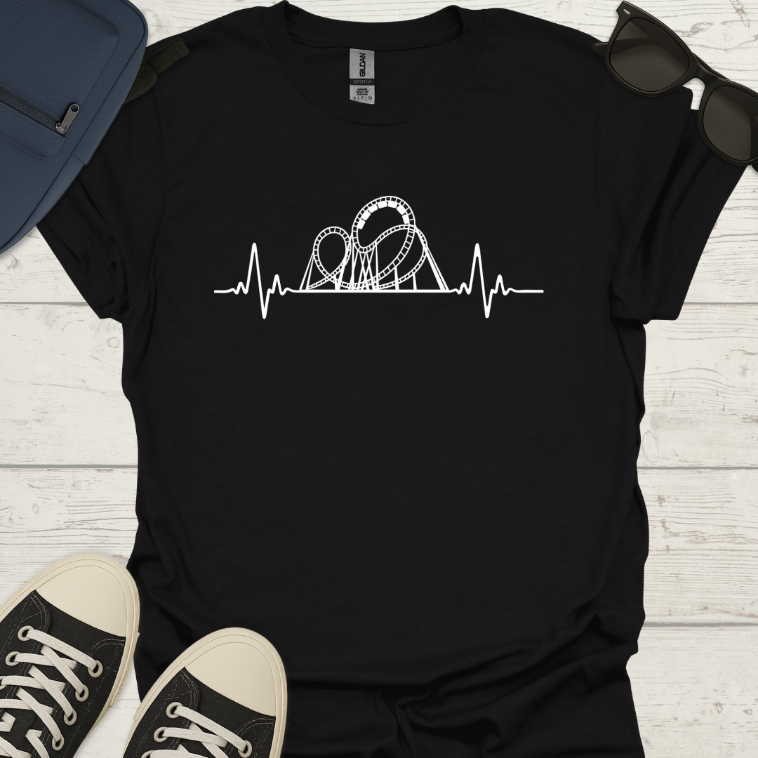 Heartbeat Roller Coaster T-Shirt