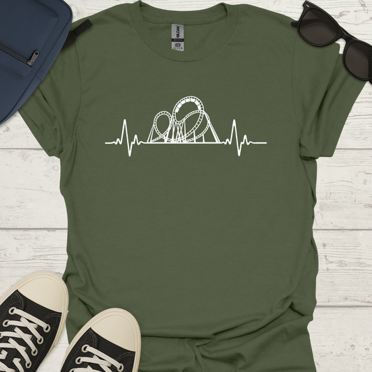 Heartbeat Roller Coaster T-Shirt