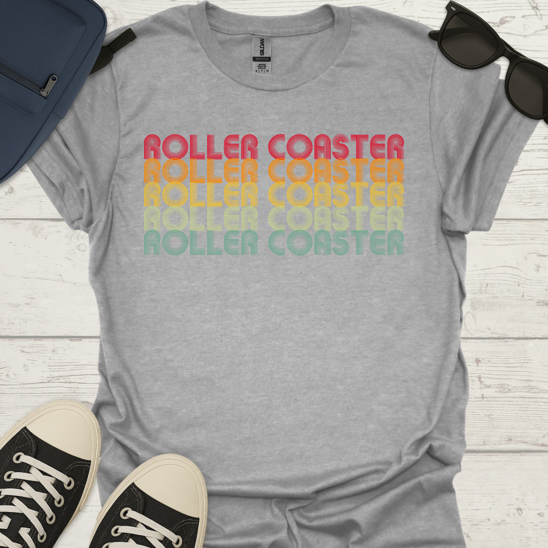 Retro Roller Coaster Shirt