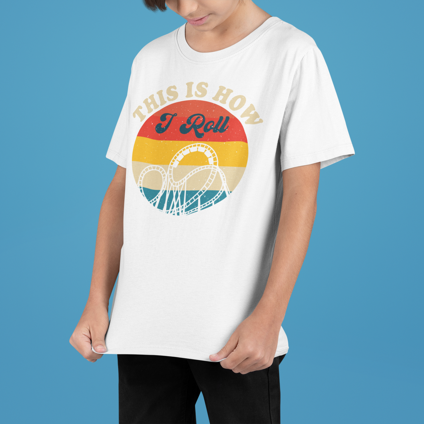 This Is How I Roll - Retro Coaster T-Shirt