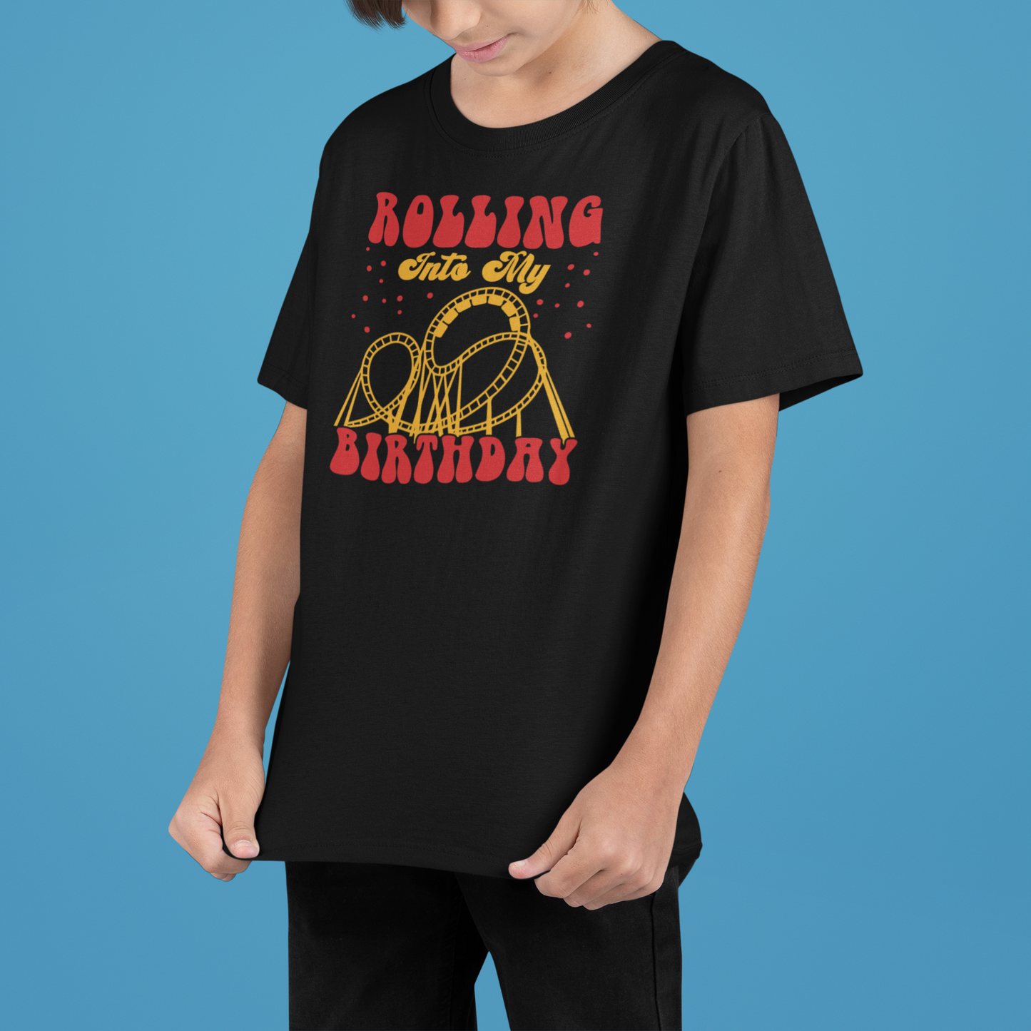 Rolling Into My Birthday - Coaster Tee