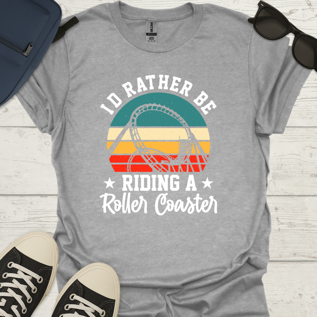 I'd Rather Be Riding - Theme Park Tee
