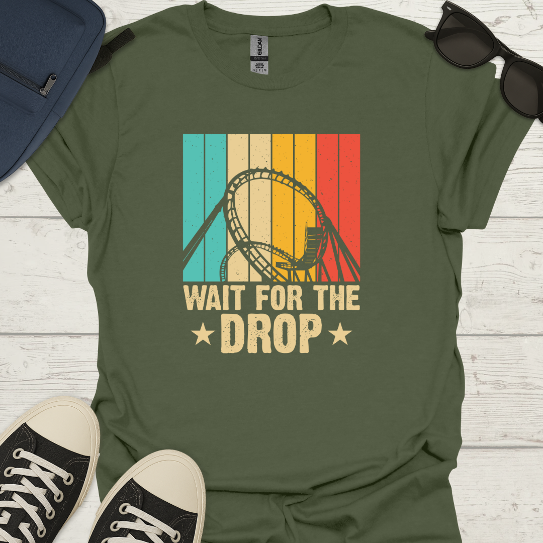 Wait For The Drop - Retro Park Tee
