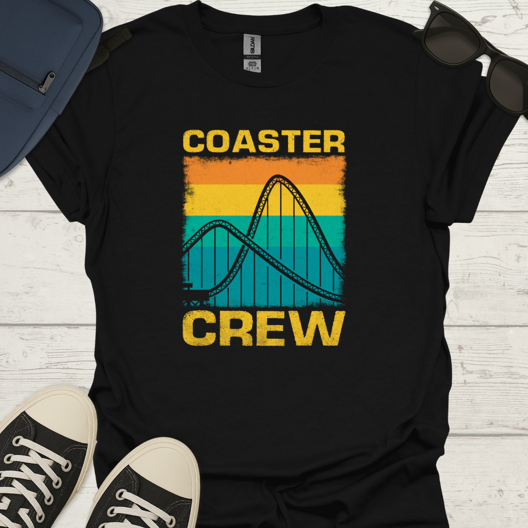 Coaster Crew - Retro Theme Park Tee