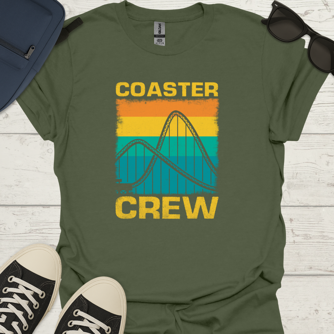 Coaster Crew - Retro Theme Park Tee