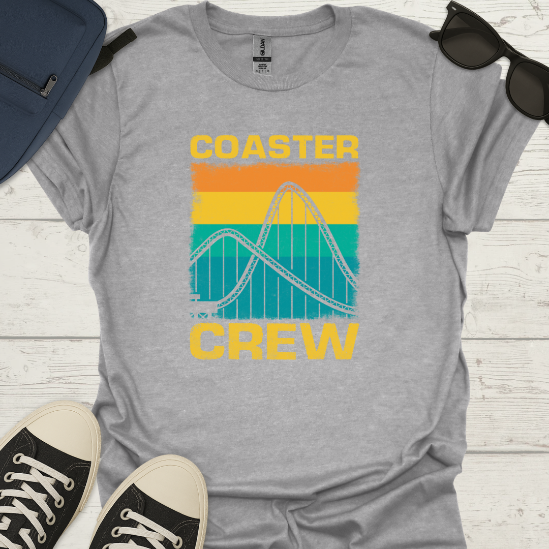 Coaster Crew - Retro Theme Park Tee