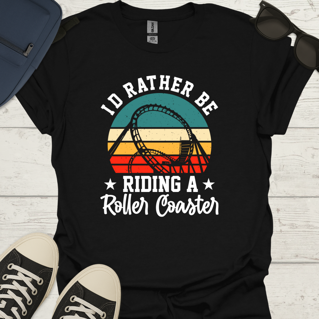 I'd Rather Be Riding - Theme Park Tee