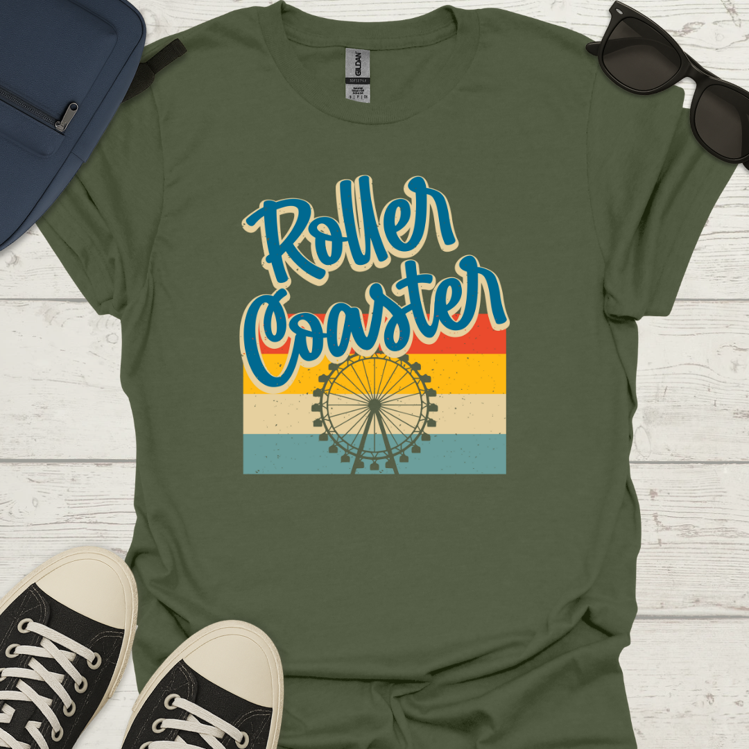 Roller Coaster Sunset T-Shirt